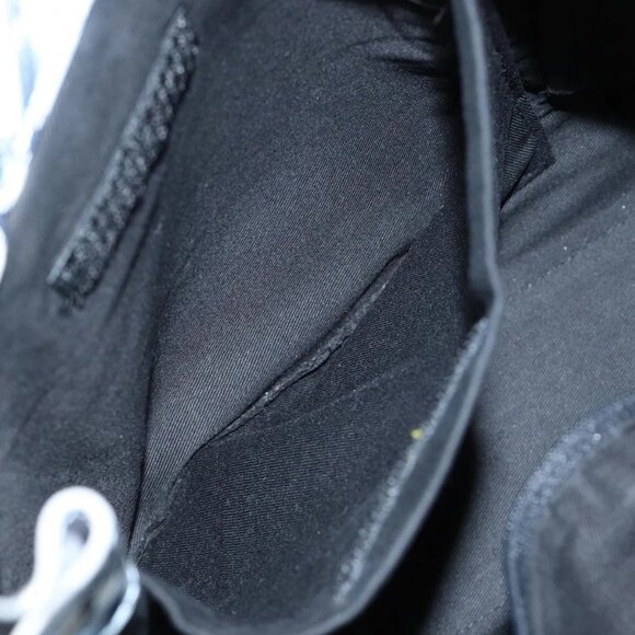 BURBERRY Nova Check Blue Label Hand Bag Nylon Blue Auth am6158 - Picture 12 of 16